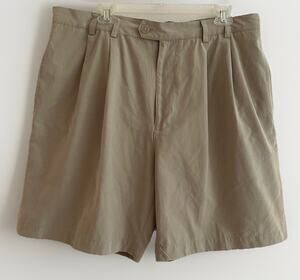 Casual Classics by Lord & Taylor - Men’s Pleated Shorts Size 38 Beige